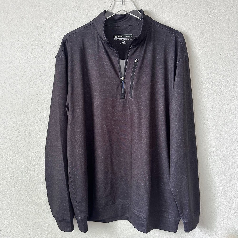 The Pebble Beach - Jungle Green Quarter Zip Pullover